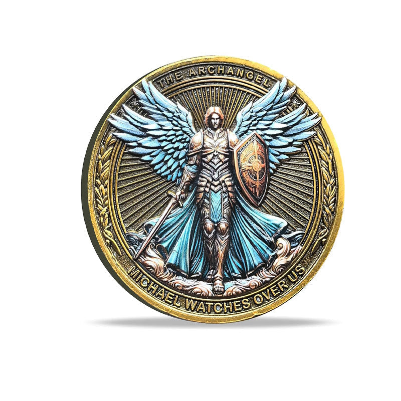 Skanto | Erzengel Michael wacht über uns Challenge Coin