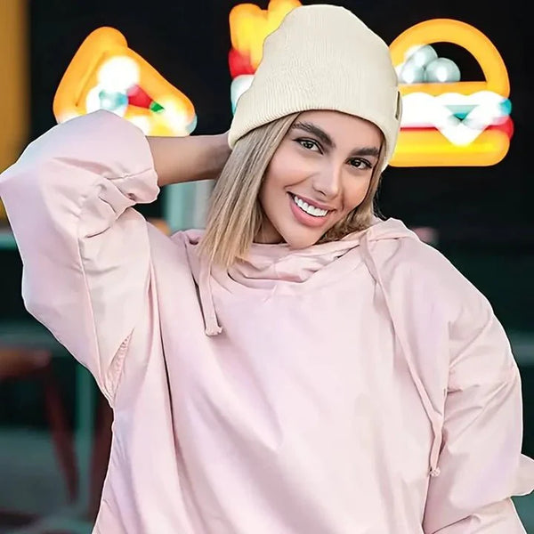 Skanto | Noor Seiden-Wintermütze – Warm, haarschützend & elegant