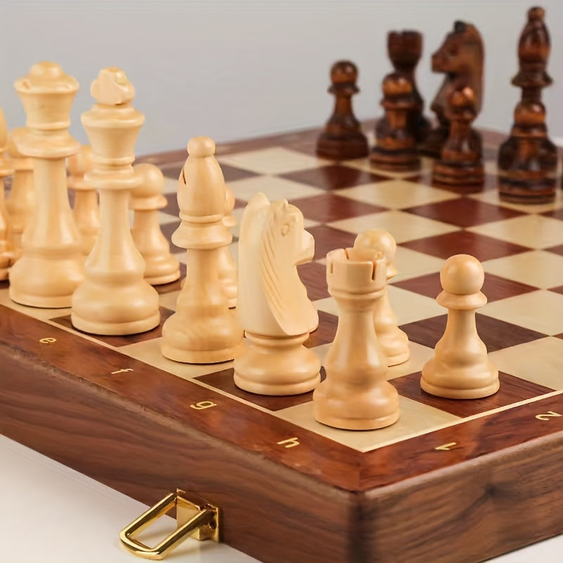 Skanto | Schachspiel aus Holz | Turnierbereites Design | Klassischer Stil