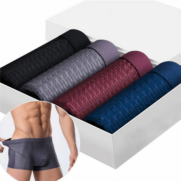 Skanto | BAMBOOWEAR – Herren-Boxershorts aus Bambus für ultimativen Komfort