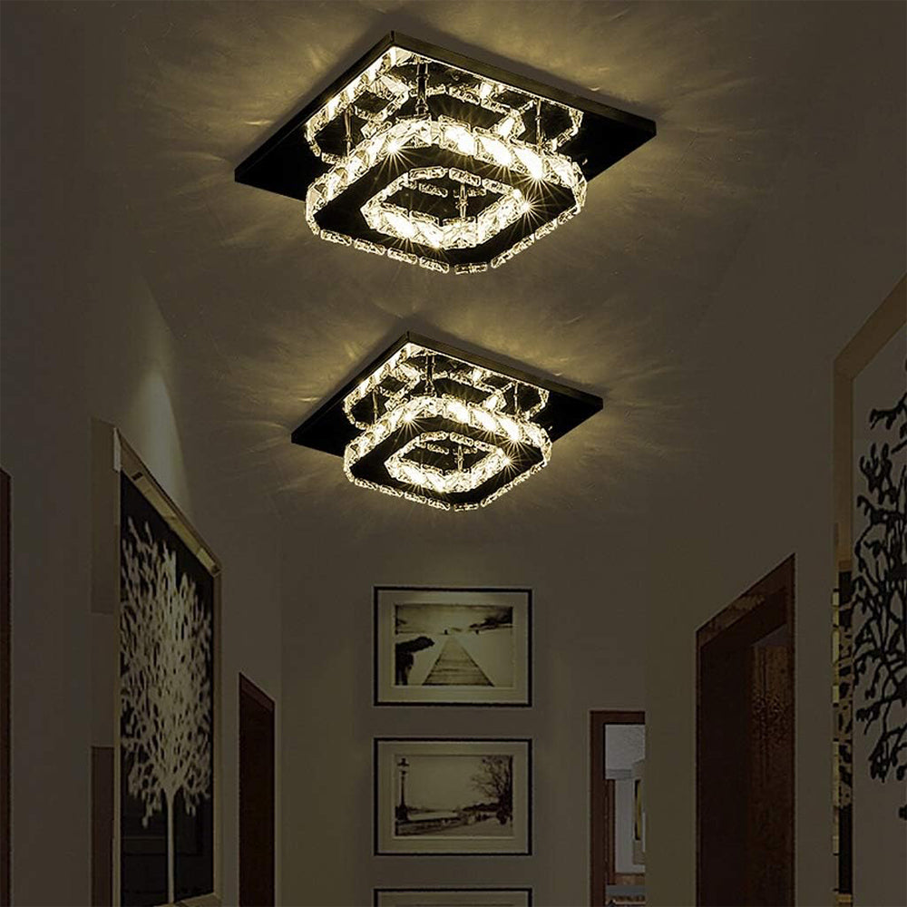 Skanto | Moderne Kristall-LED-Deckenleuchte für die Deckenmontage