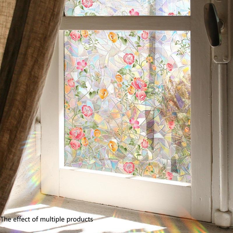 Skanto | Elegante Blumen-Fensterfolie