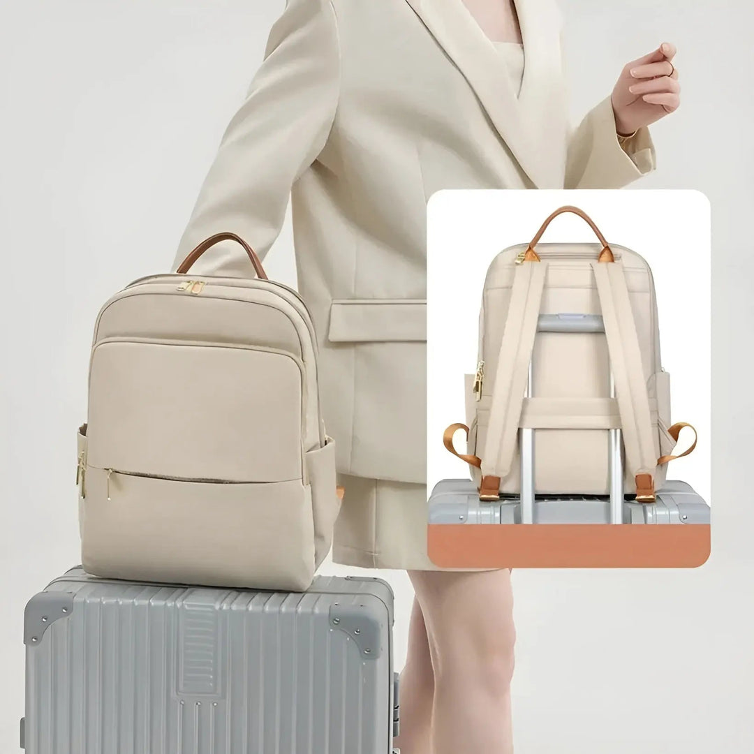 Skanto | Sophia – Trendige multifunktionale Damen-Top-Tasche | Wasserdichte & stilvolle Laptoptasche