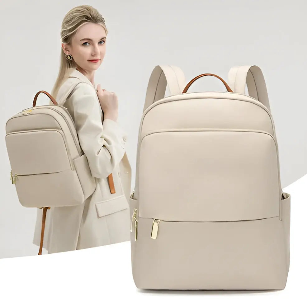Skanto | Damenrucksack LivaSmart Urban | Wasserdicht & Leicht | Für Laptop & Alltag | 28×12×38 cm