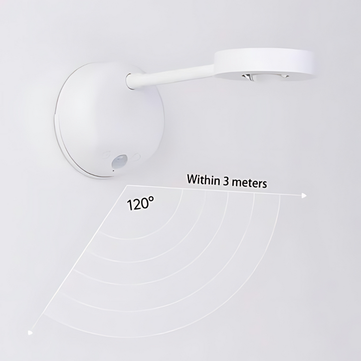 Skanto | Spark360 – Kabelloser LED-Strahler mit Bewegungssensor und 360° verstellbarer Halterung