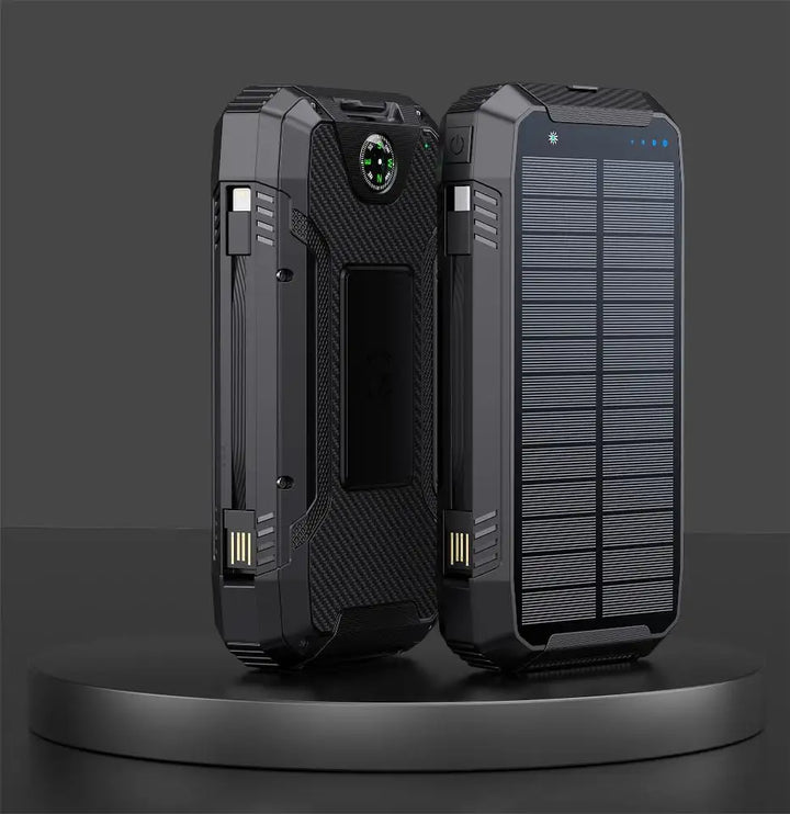 Skanto | 30000mAh Solar-Ladegerät, kabellose wasserdichte Powerbank extern