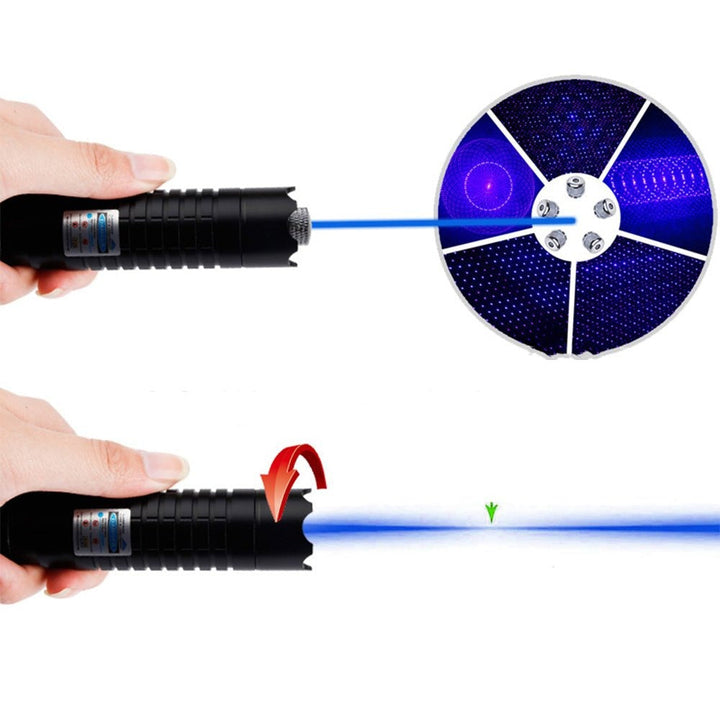 Skanto | Laser-Taschenlampe Blauer Strahl Taktische Outdoor-Taschenlampe
