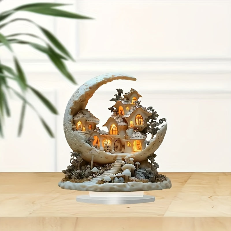 Skanto | Böhmische Acryl-Statue | Fantasy Deko für Innen & Außen