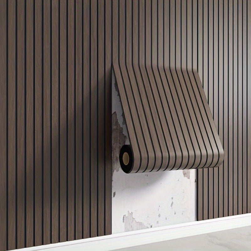 Skanto | WoodLook Wandpaneele – Selbstklebende 3D PVC-Wandverkleidung für schnellen Home-Effekt