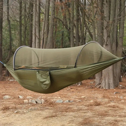Skanto | Hängematte mit integriertem Moskitonetz – Ultimativer Outdoor-Schutz