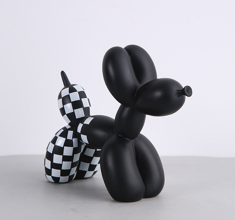 Skanto | Schwarz-weißer Ballonhund
