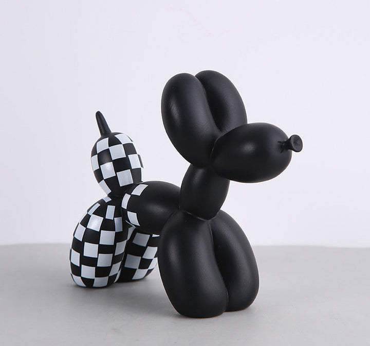 Skanto | Schwarz-weißer Ballonhund