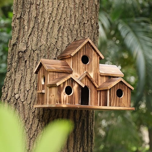 Skanto | Vogelhaus - Nesty - Rustikaler Stil - Außendekoration