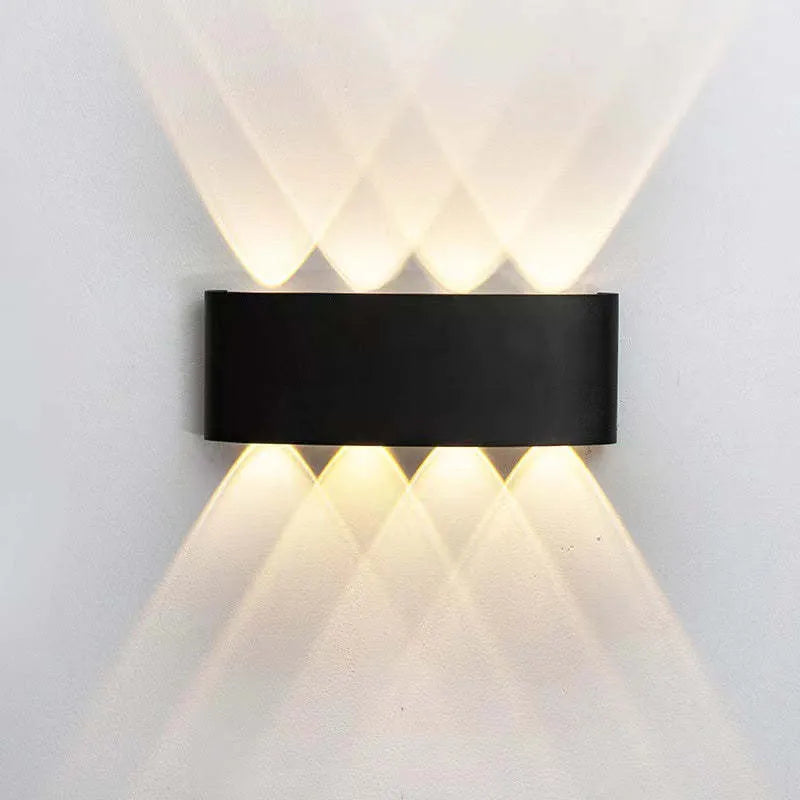 Skanto | Moderne weiße LED wasserdichte Wandleuchte