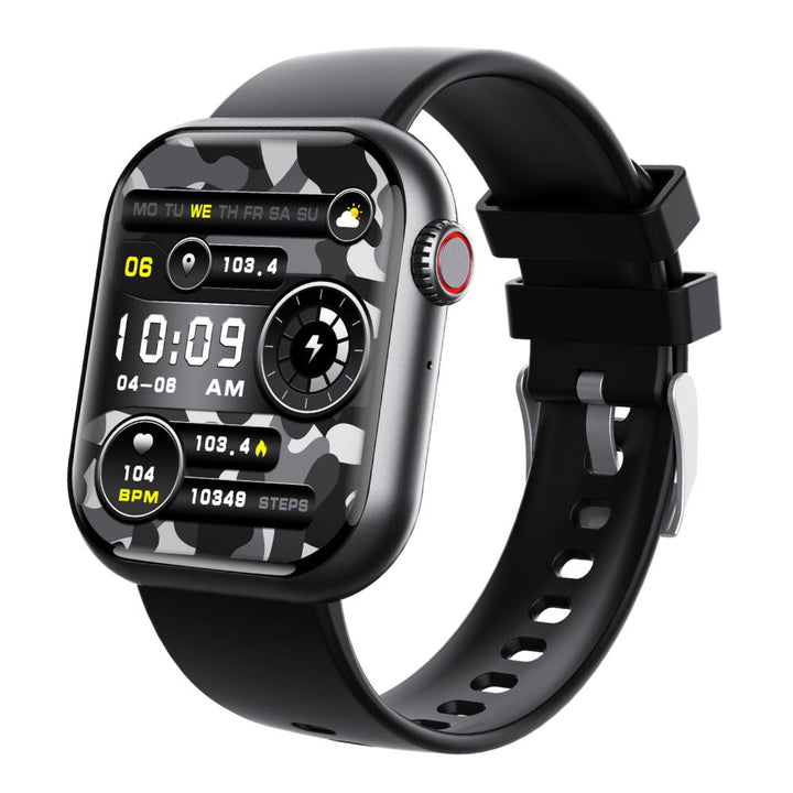 Skanto | Blutzucker Blutdruck Blutsauerstoff Schlafmonitor Wasserdichte Smartwatch