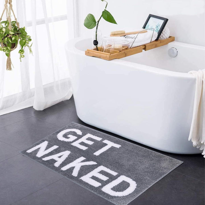 Skanto | Get Naked Badematte – Weicher getufteter Badteppich