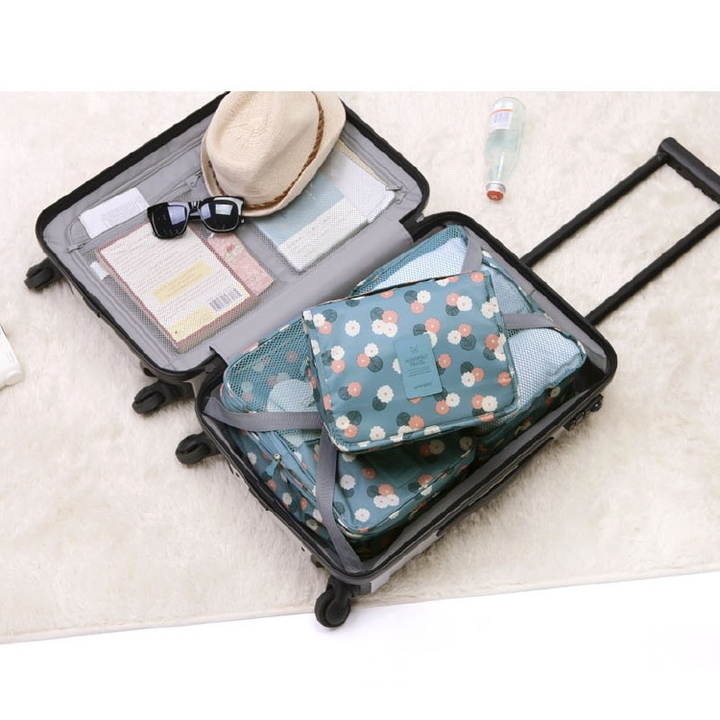 Skanto | TravelEase – Wasserabweisende Kulturtasche mit Haken und Fächern | Reise-Kulturtasche