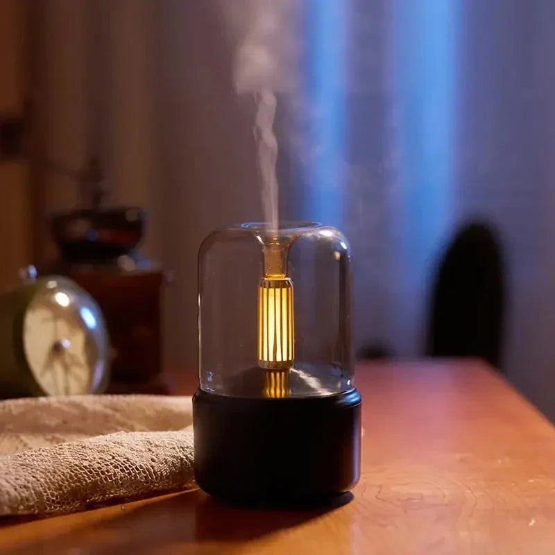 Skanto | Moderner LED-Diffusor mit Flammen- und Öleffekt