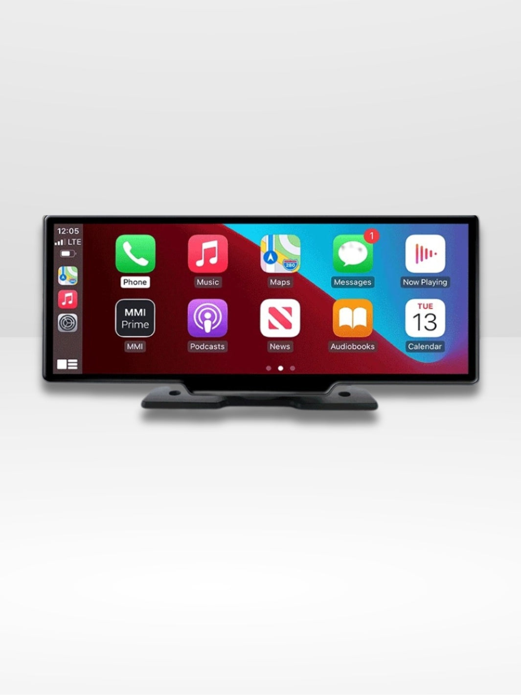 Skanto | Kabelloses CarPlay-Display mit integrierter 4K-Dashcam und optionaler Rückfahrkamera – 10.26" IPS-Bildschirm