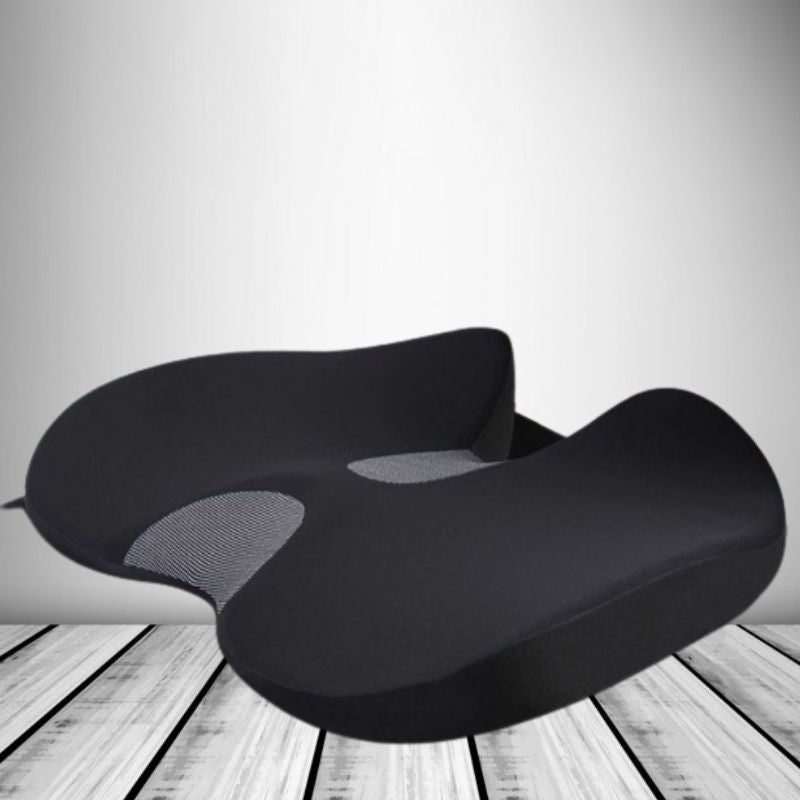 Skanto | Ergonomisches Memory Foam Autositzkissen – Steißbein- und Ischias-Stützkissen