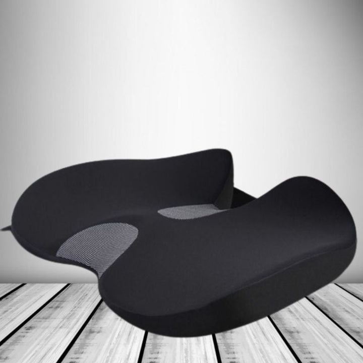 Skanto | Ergonomisches Memory Foam Autositzkissen – Steißbein- und Ischias-Stützkissen