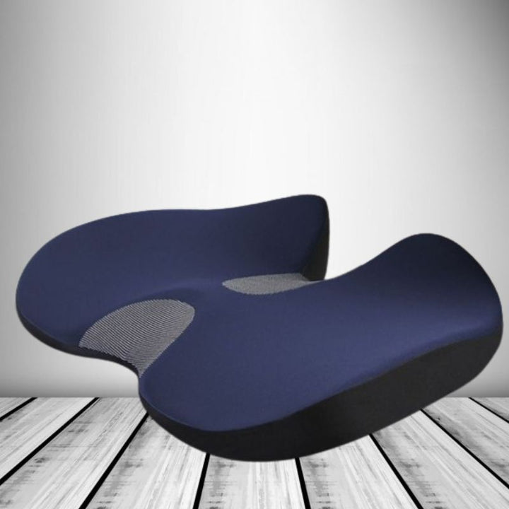 Skanto | Ergonomisches Memory Foam Autositzkissen – Steißbein- und Ischias-Stützkissen