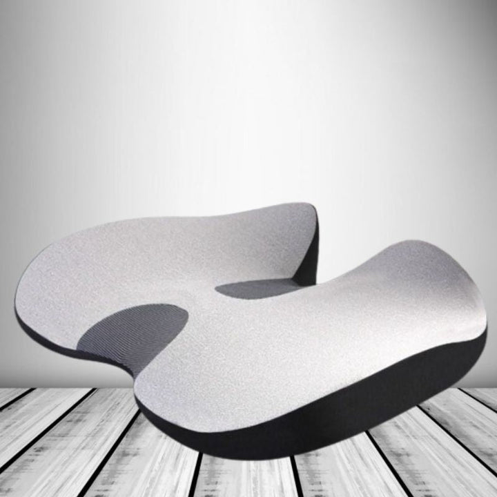 Skanto | Ergonomisches Memory Foam Autositzkissen – Steißbein- und Ischias-Stützkissen