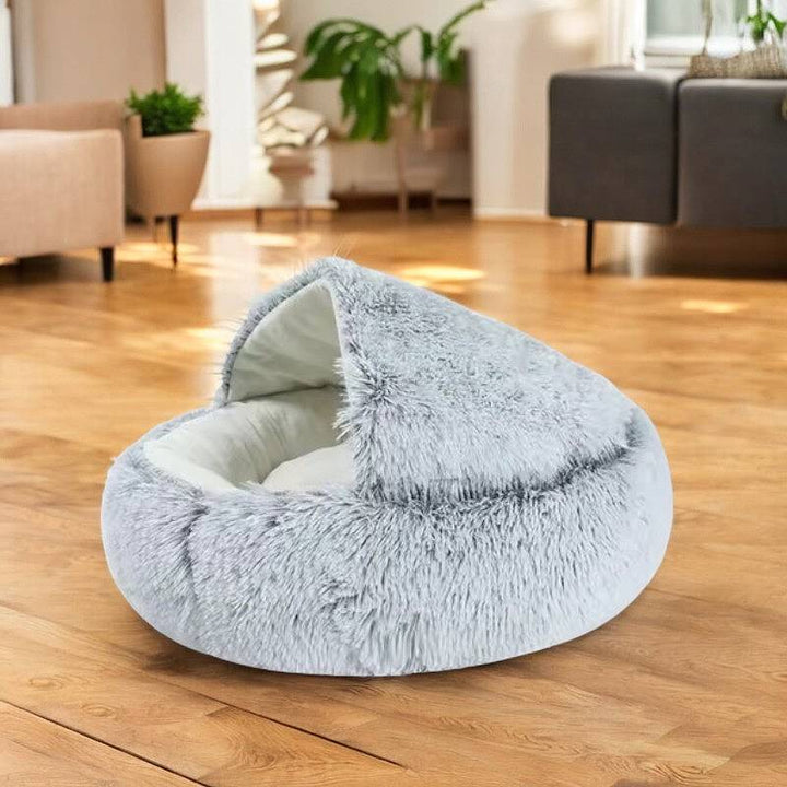 Skanto | Gemütliches Haustier-Höhlenbett, ideal für Hunde und Katzen aller Größen