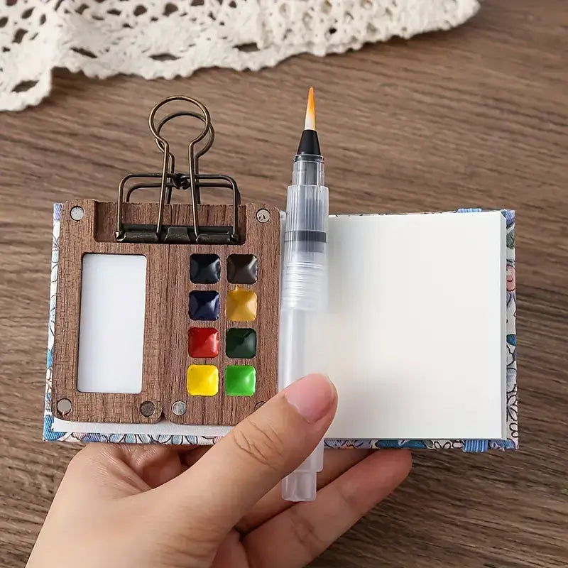 Skanto | Mobiles Aquarellfarben-Set mit 24 Farben