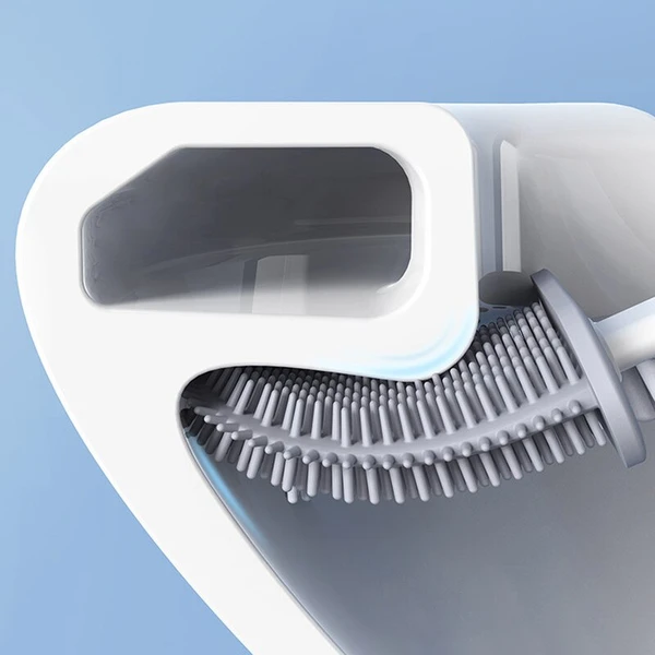 Skanto | FlexiClean Toilettenbürste – Antibakterielles Silikondesign für einfache Reinigung