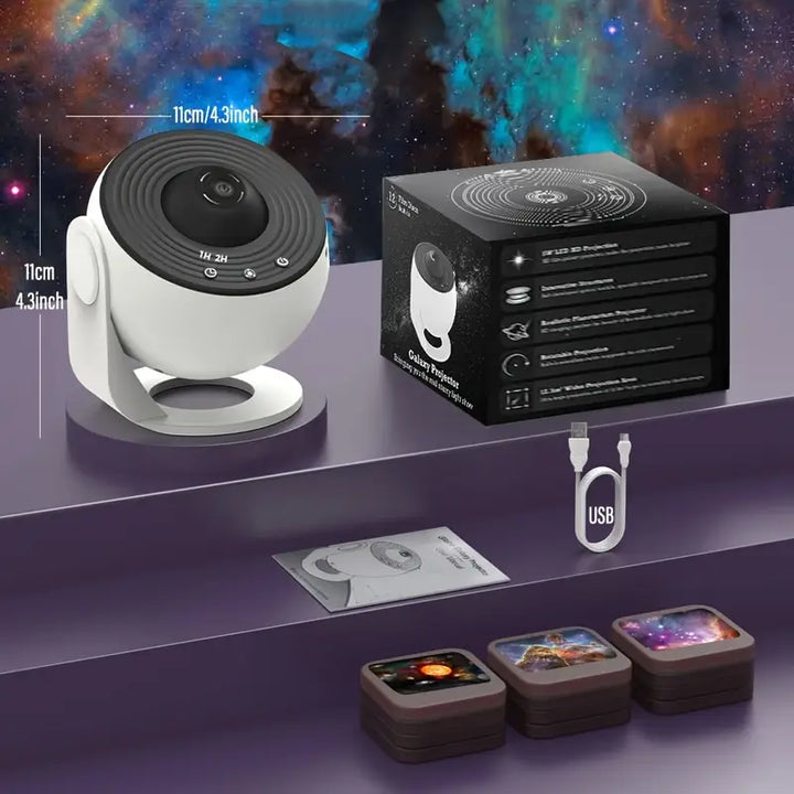 Skanto | Himmlische Träume: 360° Planetarium Galaxie-Projektor – Volle Raumabdeckung