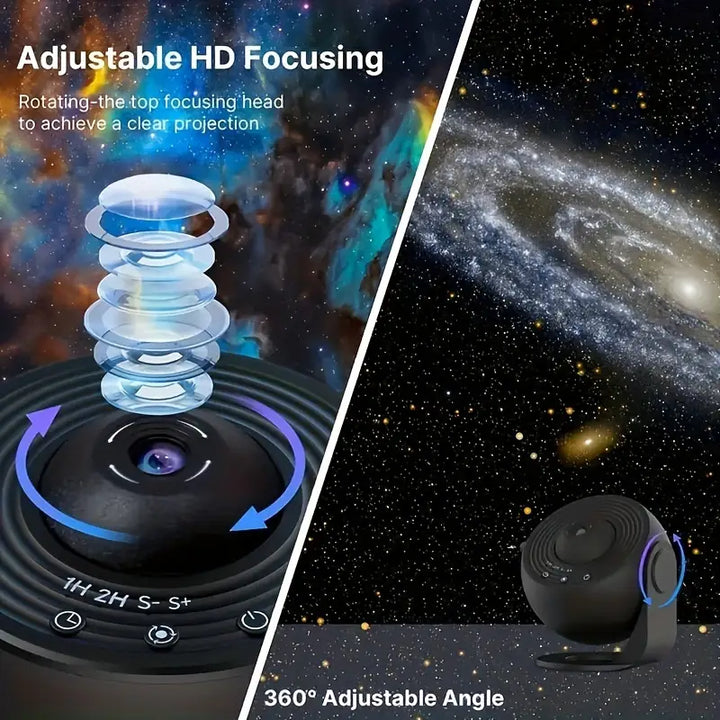 Skanto | Himmlische Träume: 360° Planetarium Galaxie-Projektor – Volle Raumabdeckung