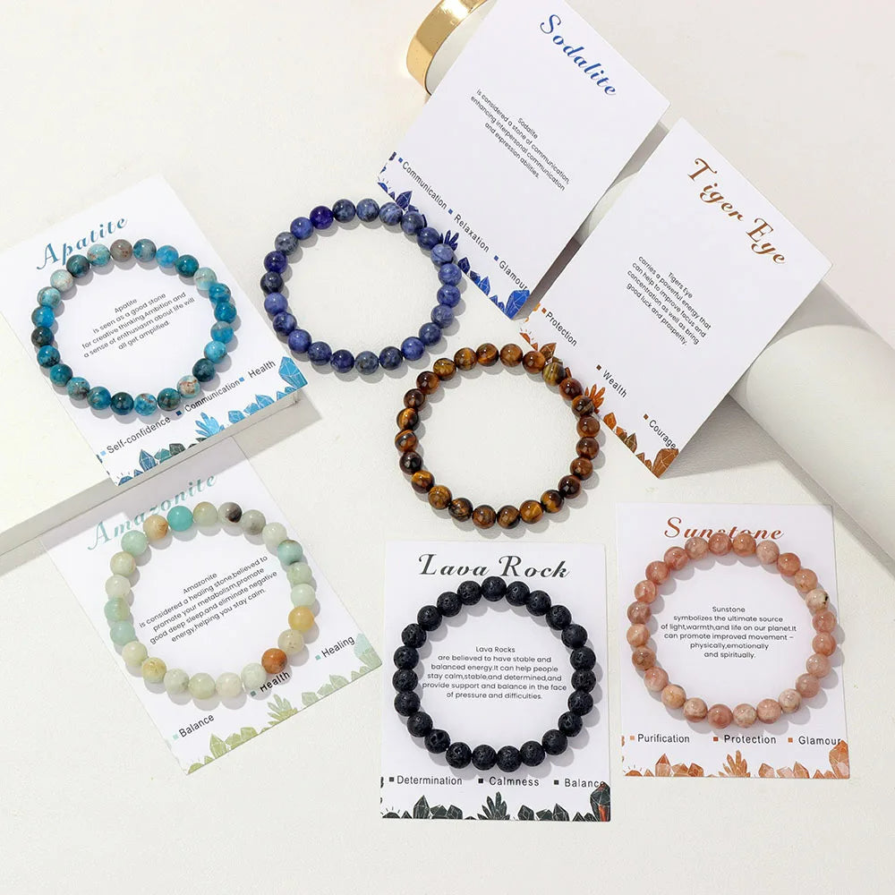 Skanto | Natürliches Kristall-Heilenergie-Armband - Aria