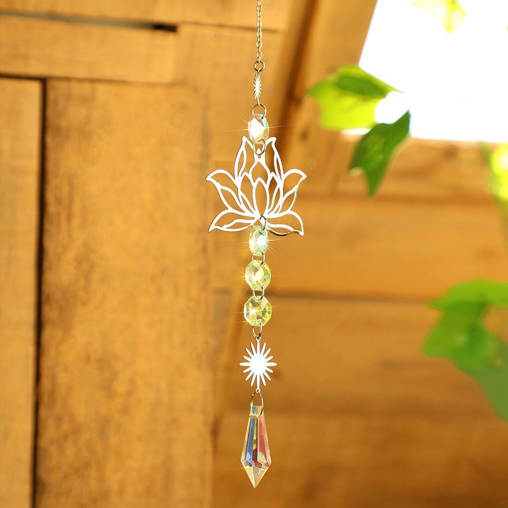 Skanto | Chakra Kristall Lotus Sonnenfänger