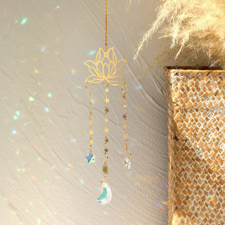 Skanto | Chakra Kristall Lotus Sonnenfänger