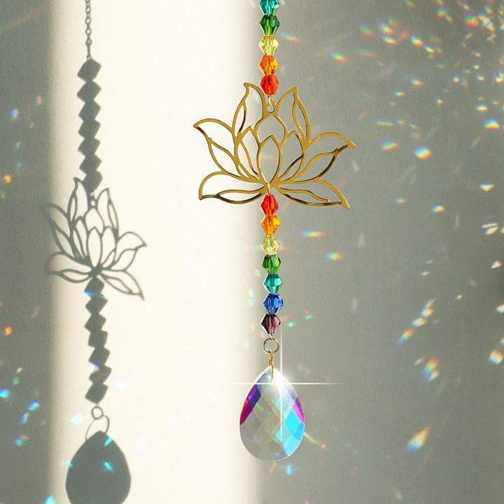Skanto | Chakra Kristall Lotus Sonnenfänger