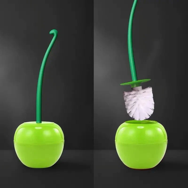 Skanto Kirsche + Apfel Toilettenbürste + Halter