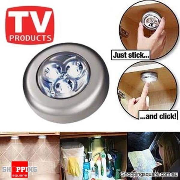 3er-Pack kabellose Stick 'n Click LED-Leuchten | Skanto