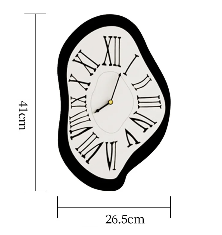 Skanto | Surreal schmelzende nordische Wanduhr