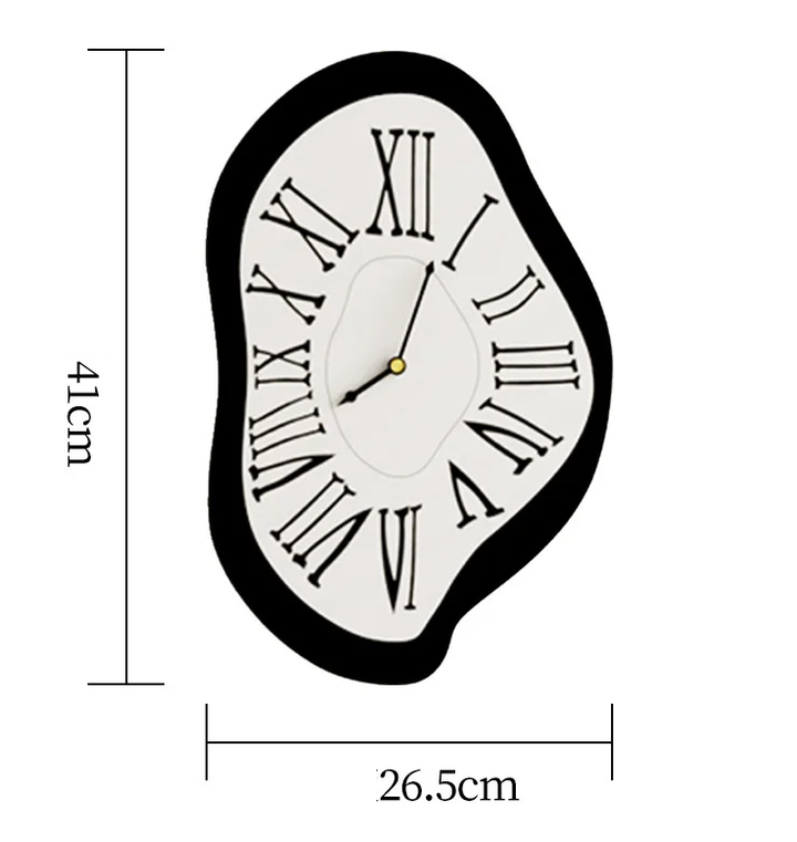 Skanto | Surreal schmelzende nordische Wanduhr