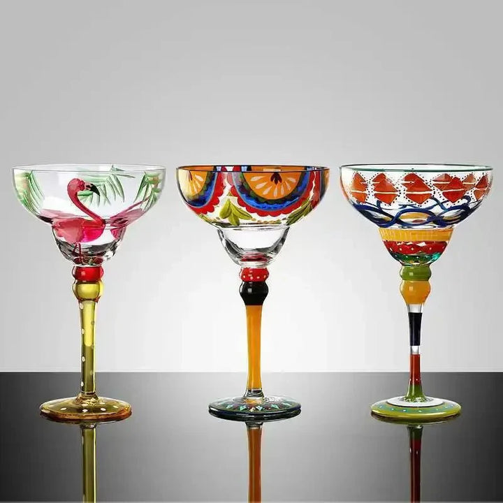 Skanto | Buntes Margarita Cocktailglas