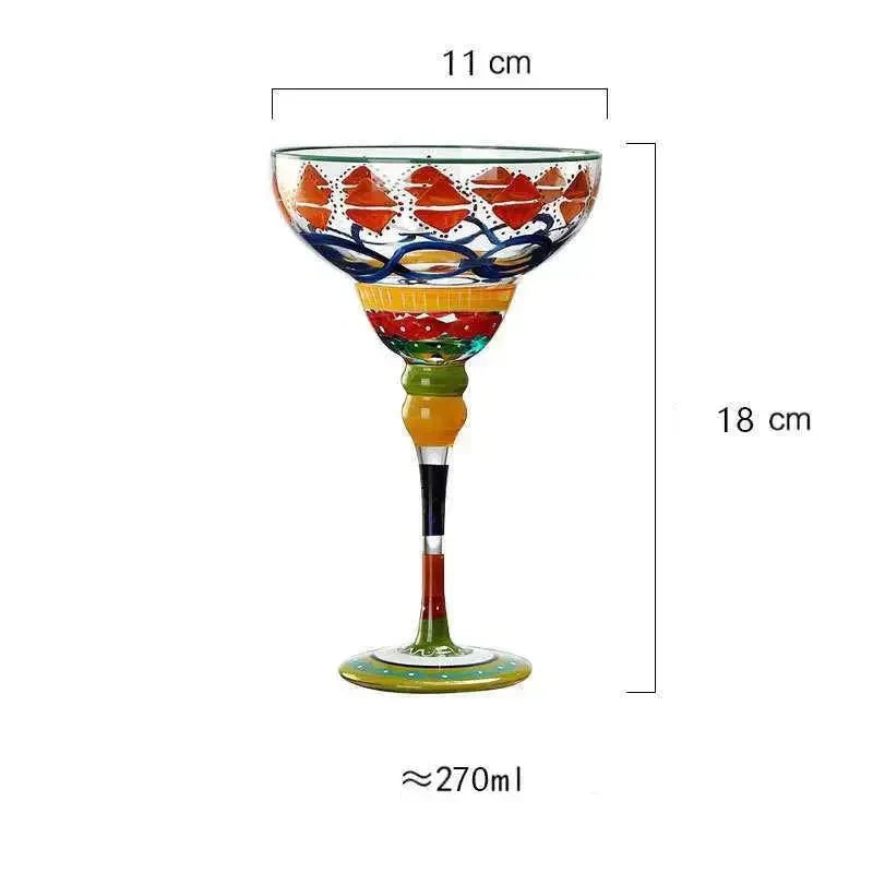 Skanto | Buntes Margarita Cocktailglas