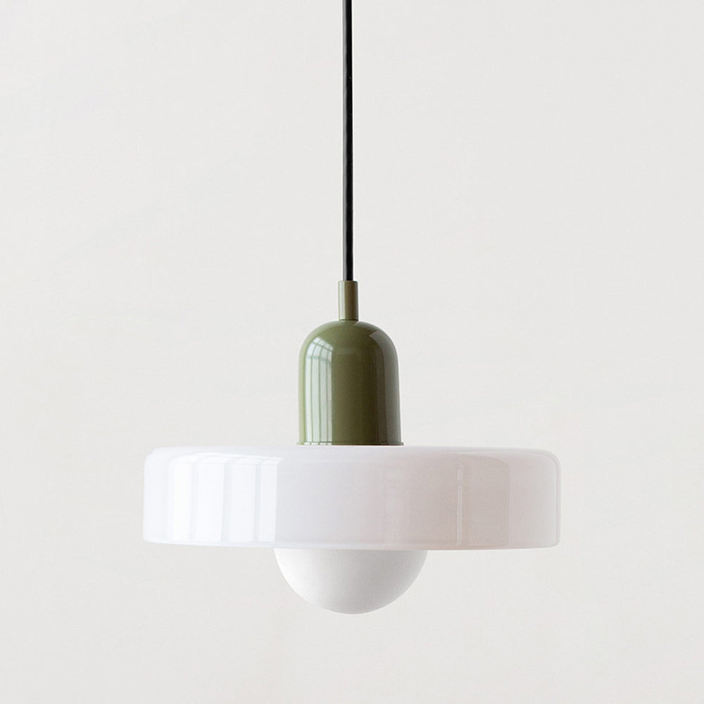 Skanto | Bunte Pendelleuchte im Bauhaus-Stil - StiloGlas
