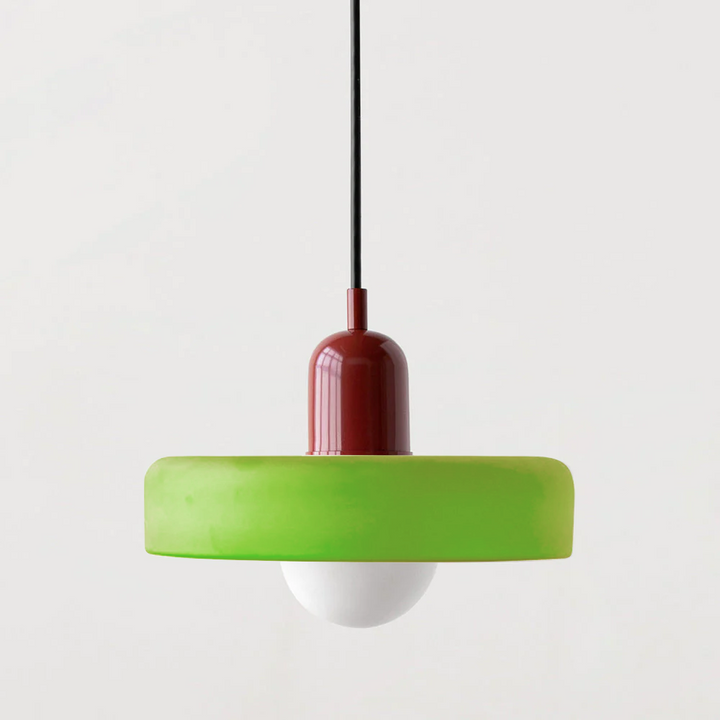 Skanto | Bunte Pendelleuchte im Bauhaus-Stil - StiloGlas
