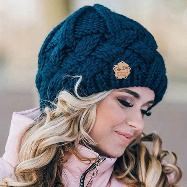 Skanto | Kuschelige Strickmütze – Weiche Wintermütze aus Wollmischung