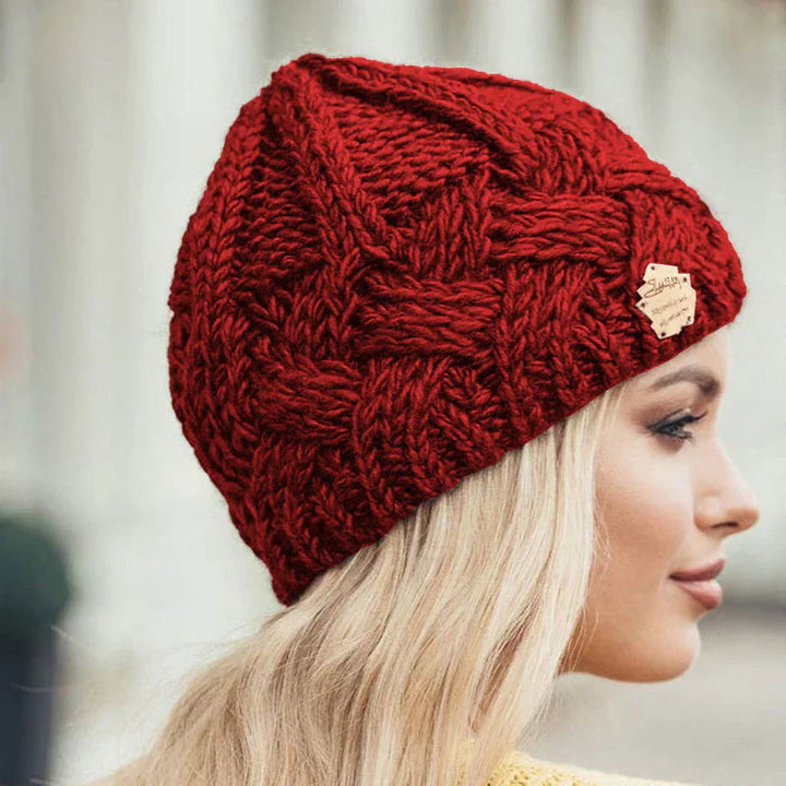 Skanto | Kuschelige Strickmütze – Weiche Wintermütze aus Wollmischung