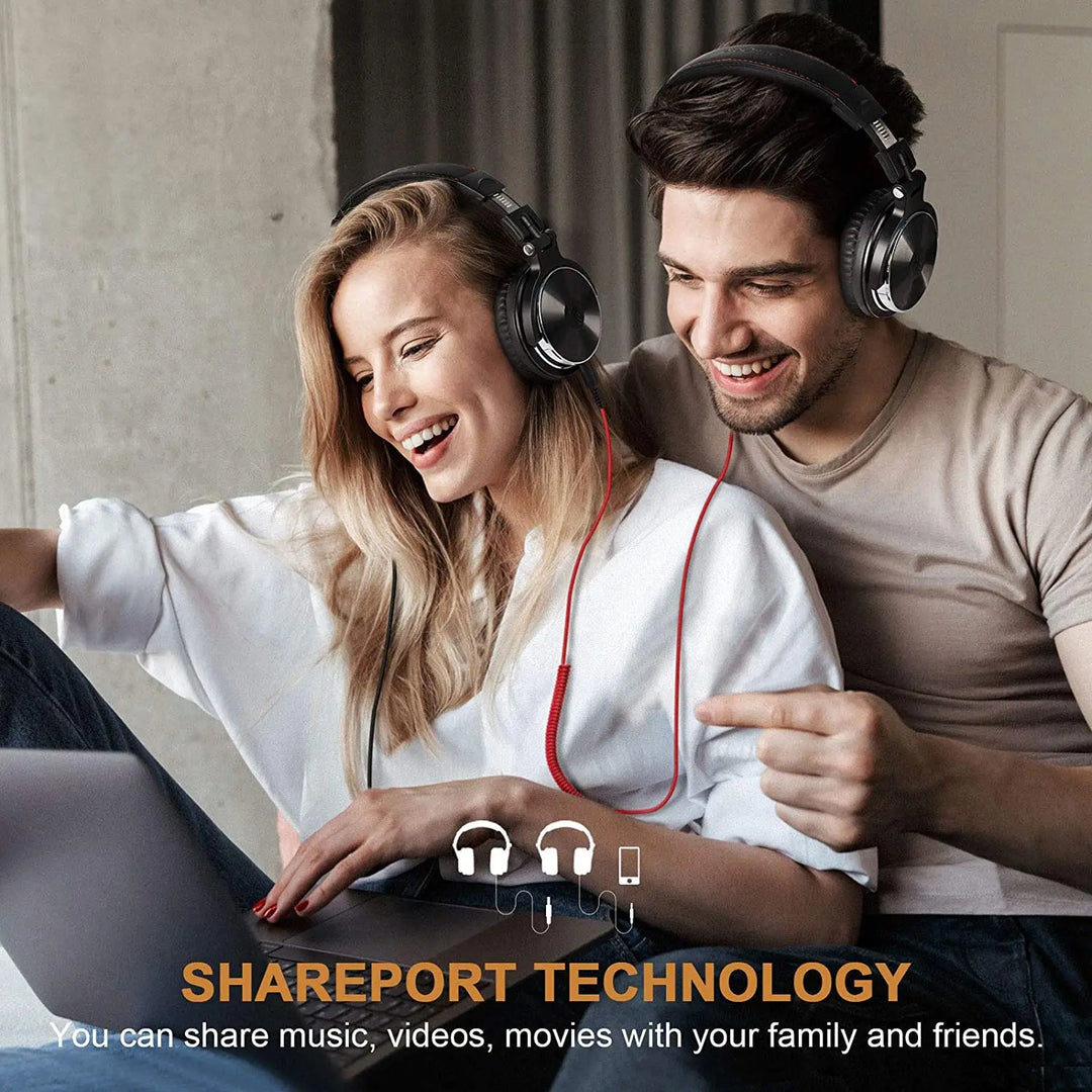 Oneodio Pro 10 Kopfhörer - ANC TWS Noise Cancelling HiFi Stereo Dynamisches DJ Studio Monitor Headset
