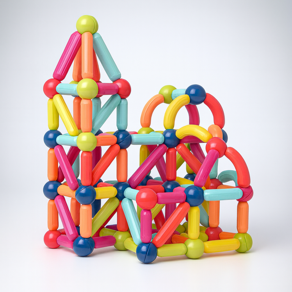Skanto | Magnetische Bausteine Lernspielzeug-Set