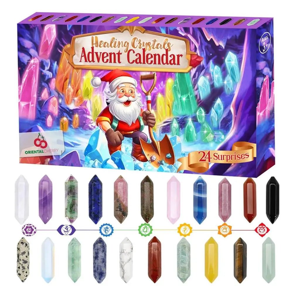 Skanto | Kristall-Adventskalender 2025 – 24 einzigartige Kristalle für einen magischen Countdown bis Weihnachten