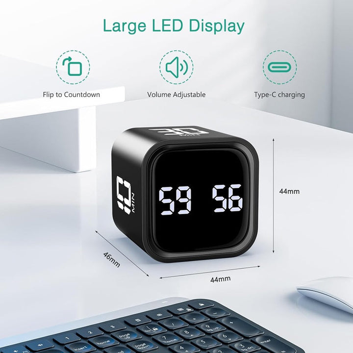 Skanto | Smarter Würfel-Timer mit Gravitationssensor und LED-Anzeige